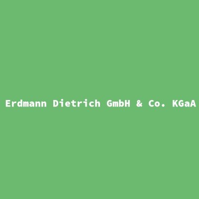 Hersteller: Erdmann Dietrich GmbH &amp; Co. KGaA