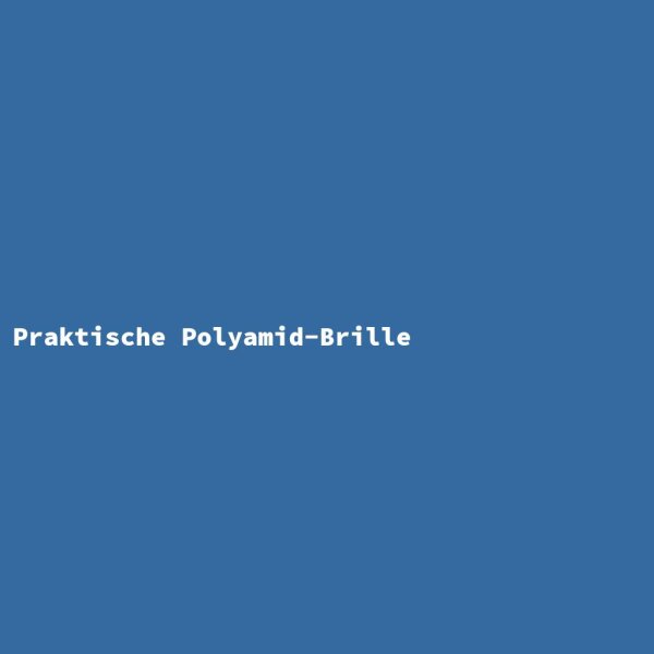 Praktische Polyamid-Brille