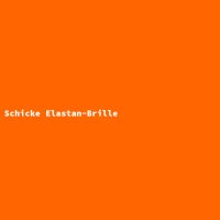 Schicke Elastan-Brille