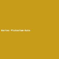 Hartes Plutonium-Auto