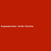 Ergonomisches Seide-Telefon