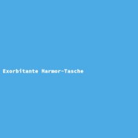 Exorbitante Marmor-Tasche