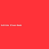 Schicke Eisen-Bank