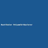 Rustikaler Polyamid-Rasierer