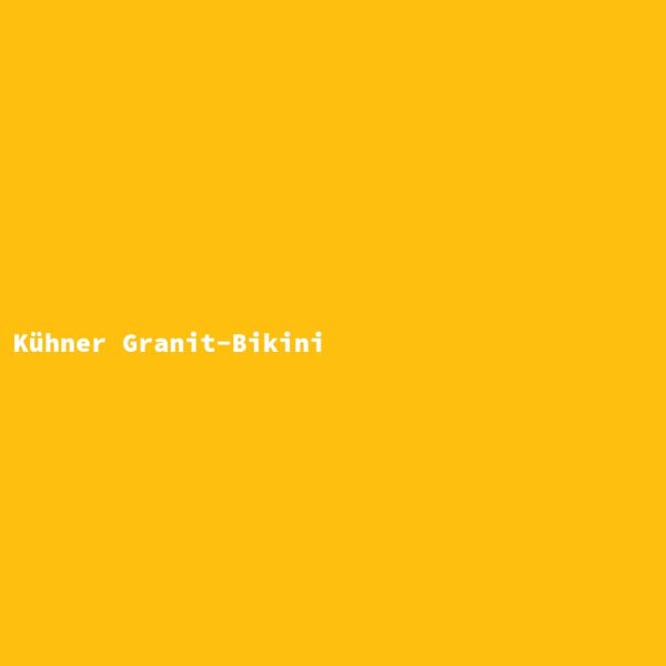 K&uuml;hner Granit-Bikini